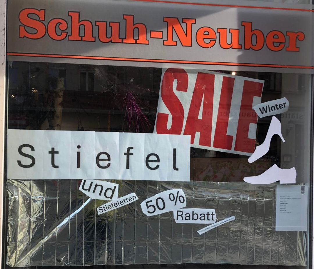 Schuh Neuber Dresden Werte Kundschaft !